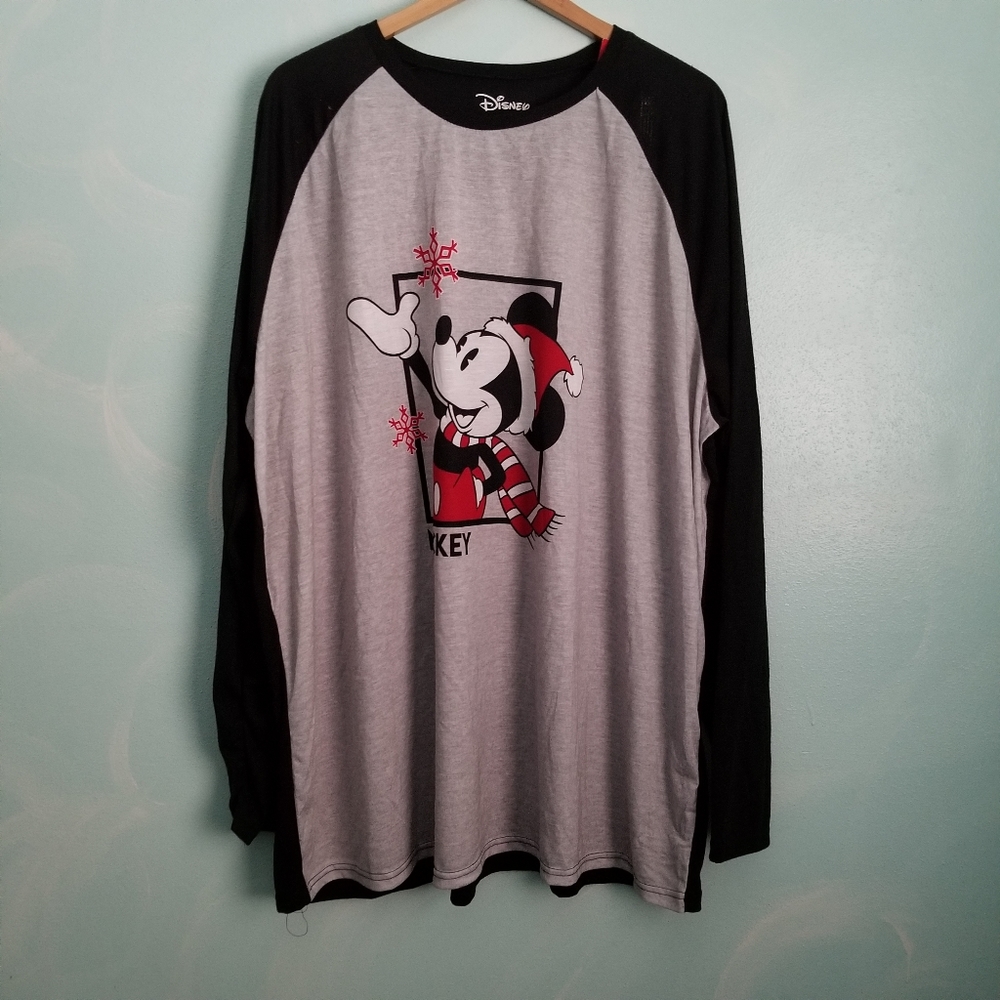 Holiday Mickey Mouse Long Sleeve Shirt